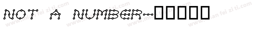 not a number字体转换